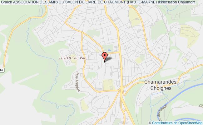 plan association Association Des Amis Du Salon Du Livre De Chaumont (haute-marne) Chaumont