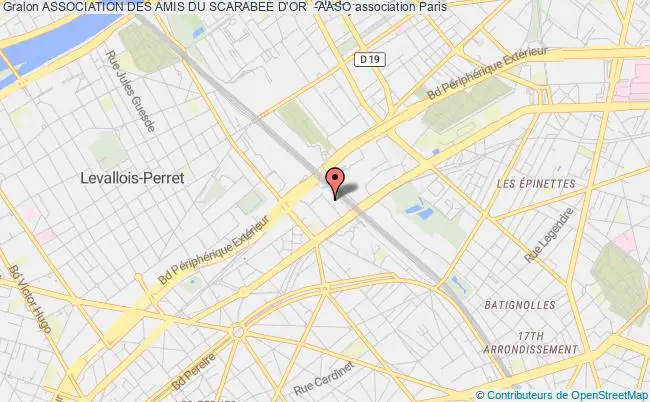 plan association Association Des Amis Du Scarabee D'or  -aaso Paris
