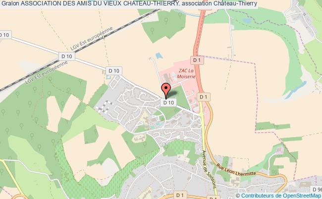 plan association Association Des Amis Du Vieux Chateau-thierry. Château-Thierry
