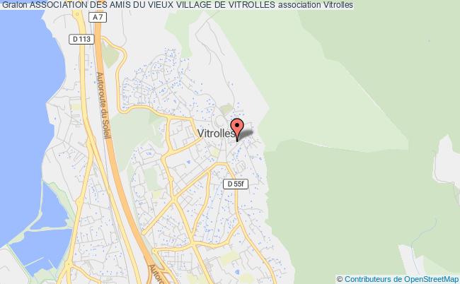 plan association Association Des Amis Du Vieux Village De Vitrolles Vitrolles