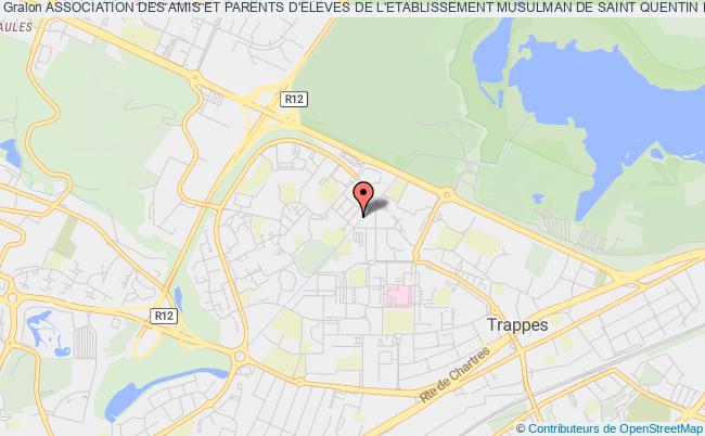 plan association Association Des Amis Et Parents D'eleves De L'etablissement Musulman De Saint Quentin En Yvelines (apeemsqy) Trappes