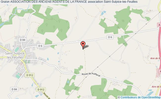 plan association Association Des Anciens Agents De La France Saint-Sulpice-les-Feuilles