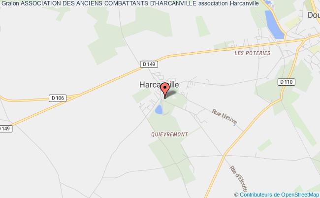 plan association Association Des Anciens Combattants D'harcanville Harcanville