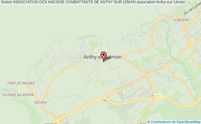 plan association Association Des Anciens Combattants De Anthy Sur Leman Anthy-sur-Léman
