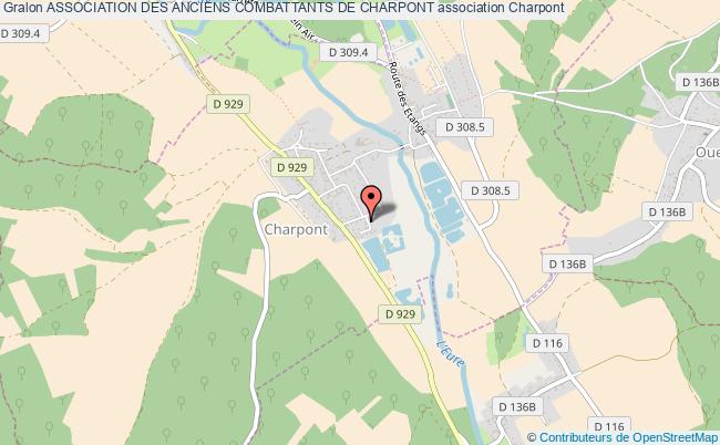plan association Association Des Anciens Combattants De Charpont Charpont