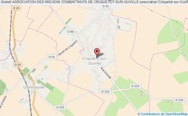 plan association Association Des Anciens Combattants De Criquetot-sur-ouville Criquetot-sur-Ouville