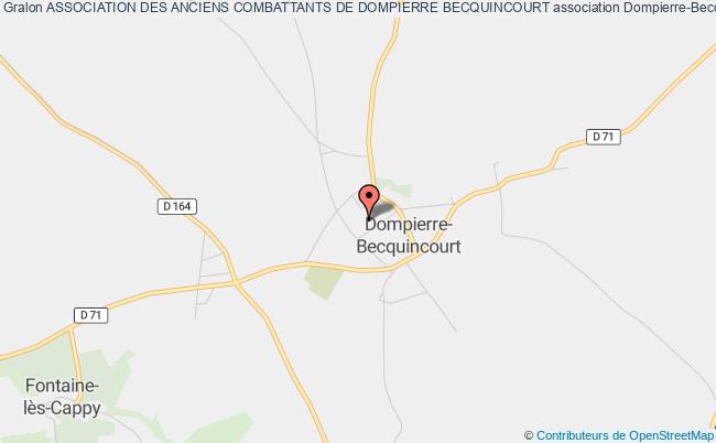 plan association Association Des Anciens Combattants De Dompierre Becquincourt Dompierre-Becquincourt