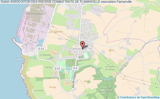 plan association Association Des Anciens Combattants De Flamanville Flamanville