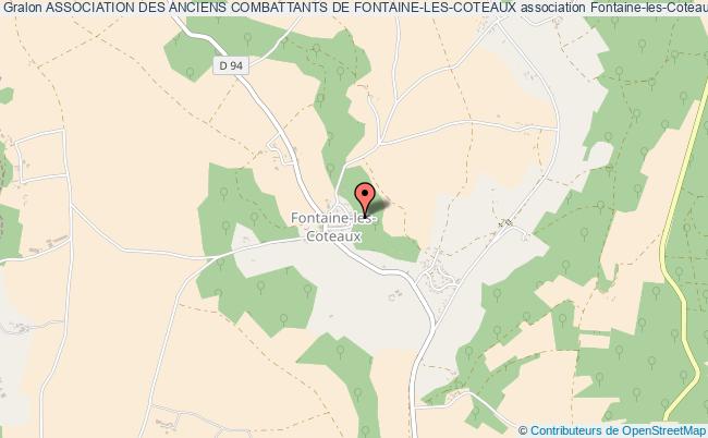 plan association Association Des Anciens Combattants De Fontaine-les-coteaux Fontaine-les-Coteaux