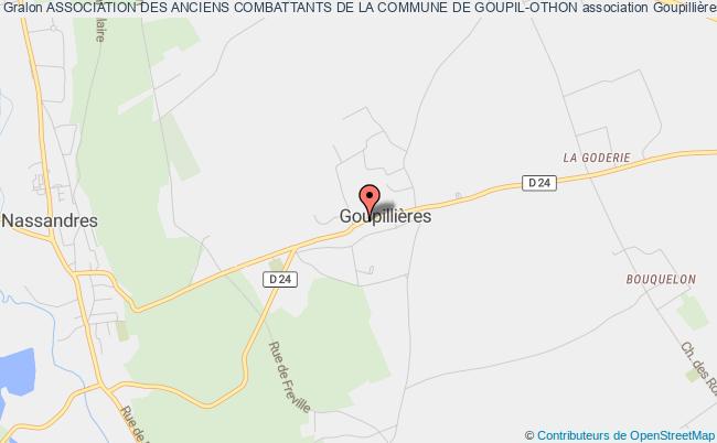 plan association Association Des Anciens Combattants De La Commune De Goupil-othon GOUPIL-OTHON