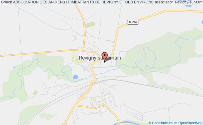 plan association Association Des Anciens Combattants De Revigny Et Des Environs Revigny-sur-Ornain