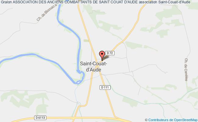plan association Association Des Anciens Combattants De Saint Couat D'aude Saint-Couat-d'Aude