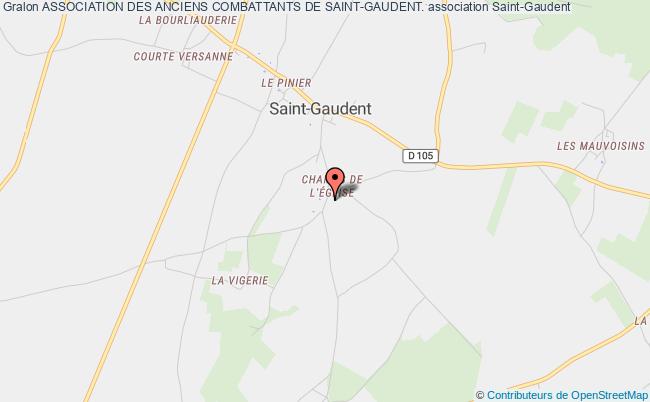 plan association Association Des Anciens Combattants De Saint-gaudent. Saint-Gaudent