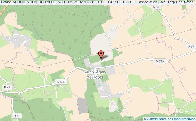 plan association Association Des Anciens Combattants De St Leger De Rostes Saint-Léger-de-Rôtes