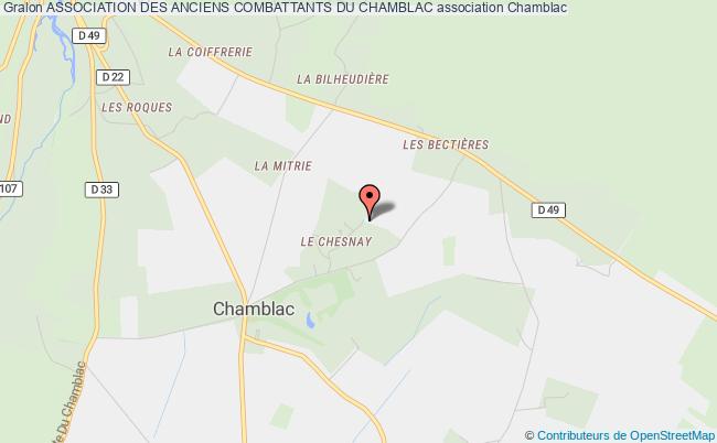 plan association Association Des Anciens Combattants Du Chamblac Chamblac