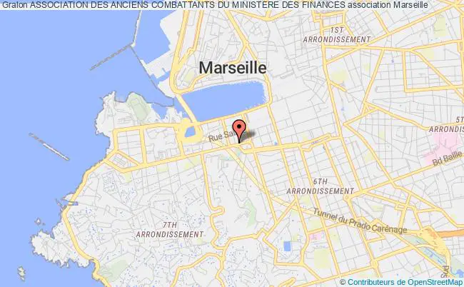 plan association Association Des Anciens Combattants Du Ministere Des Finances Marseille