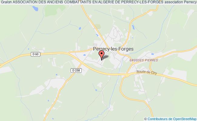 plan association Association Des Anciens Combattants En Algerie De Perrecy-les-forges Perrecy-les-Forges