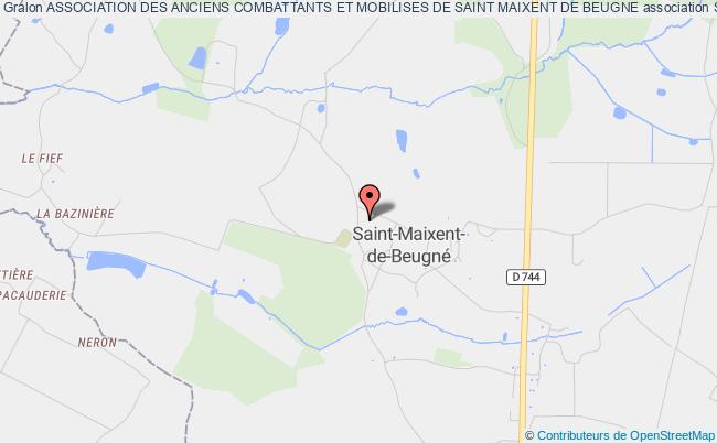 plan association Association Des Anciens Combattants Et Mobilises De Saint Maixent De Beugne Saint Maixent de Beugné