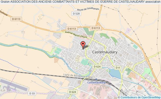 plan association Association Des Anciens Combattants Et Victimes De Guerre De Castelnaudary Castelnaudary
