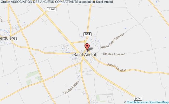 plan association Association Des Anciens Combattants Saint-Andiol