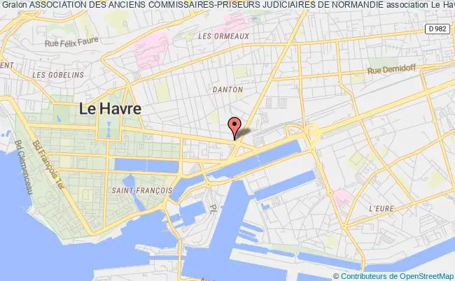 plan association Association Des Anciens Commissaires-priseurs Judiciaires De Normandie Le    Havre