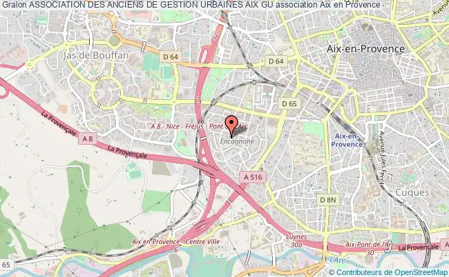 plan association Association Des Anciens De Gestion Urbaines Aix Gu Aix-en-Provence