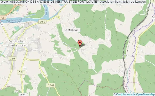 plan association Association Des Anciens De Kenitra Et De Port Lyautey Saint-Julien-de-Lampon
