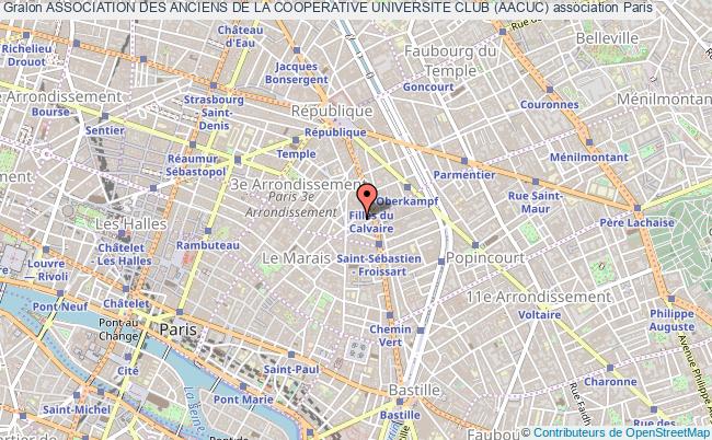 plan association Association Des Anciens De La Cooperative Universite Club (aacuc) Paris