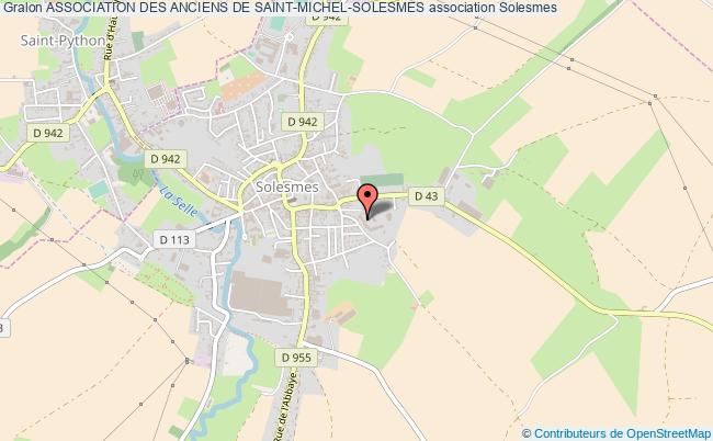 plan association Association Des Anciens De Saint-michel-solesmes Solesmes