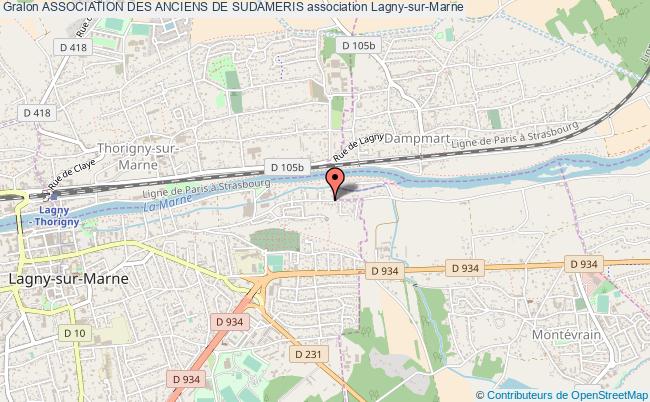 plan association Association Des Anciens De Sudameris Lagny-sur-Marne