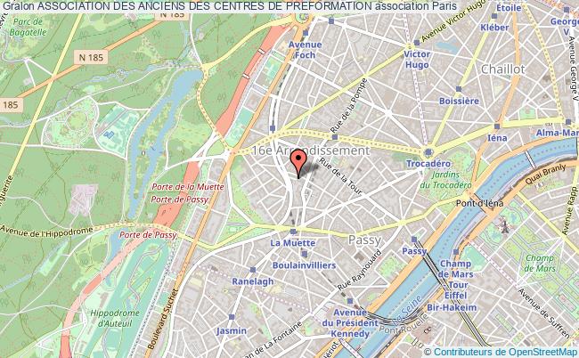 plan association Association Des Anciens Des Centres De Preformation Paris