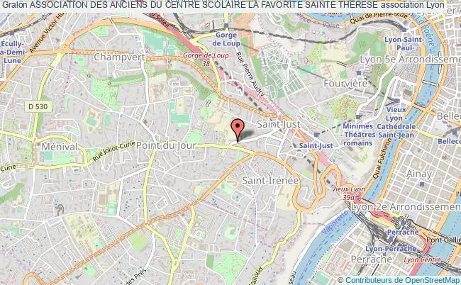 plan association Association Des Anciens Du Centre Scolaire La Favorite Sainte Therese Lyon 5