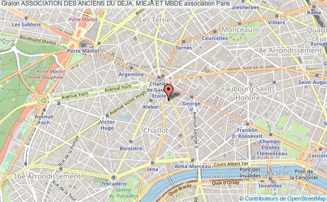 plan association Association Des Anciens Du Deja, Mieja Et Mbde Paris