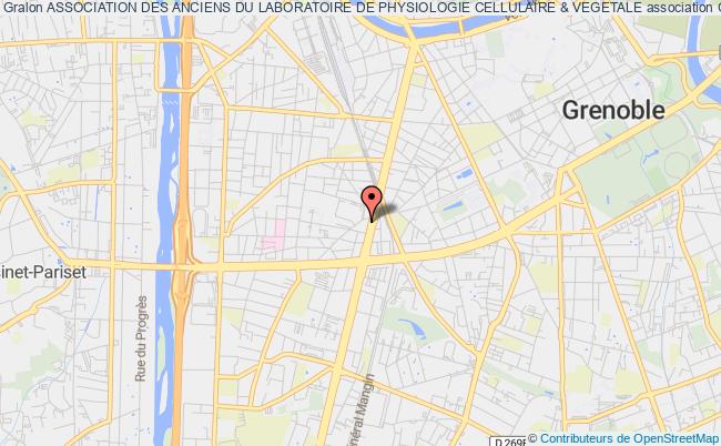 ASSOCIATION DES ANCIENS DU LABORATOIRE DE PHYSIOLOGIE CELLULAIRE & VEGETALE