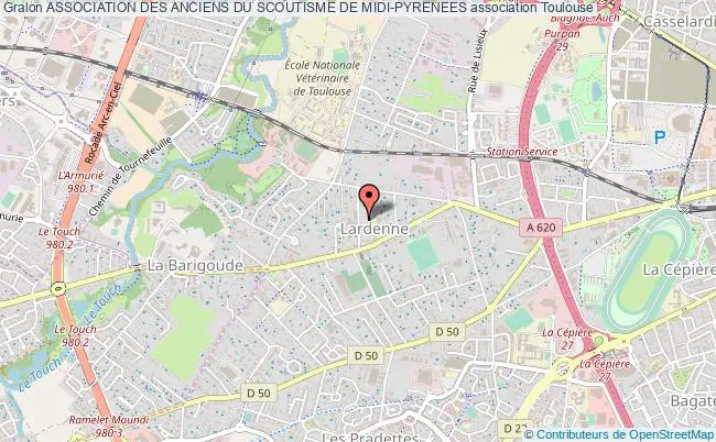 plan association Association Des Anciens Du Scoutisme De Midi-pyrenees Toulouse