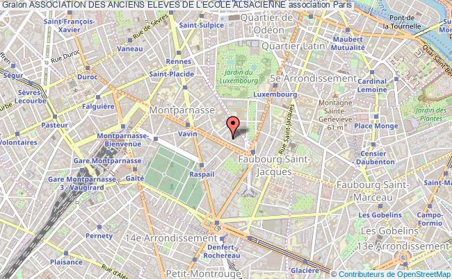 plan association Association Des Anciens Eleves De L'ecole Alsacienne Paris
