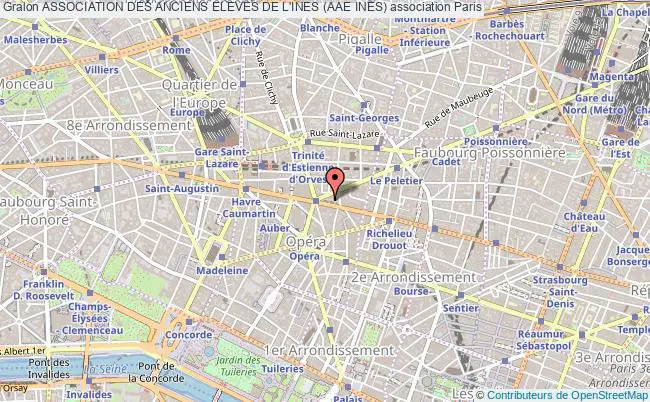 plan association Association Des Anciens Eleves De L'ines (aae Ines) Paris