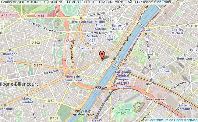 plan association Association Des Anciens Eleves Du Lycee Cassin Paris - Aaelcp Paris