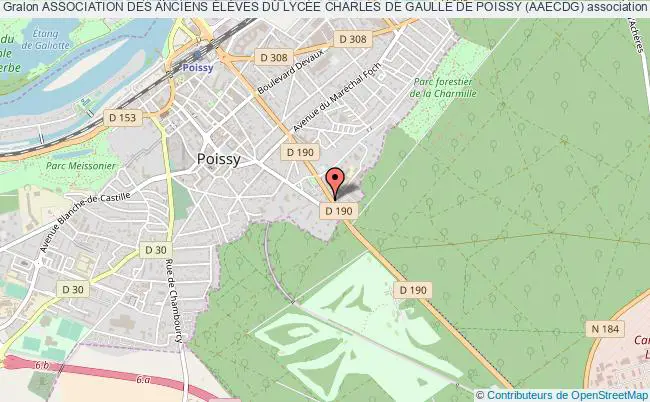 plan association Association Des Anciens ÉlÈves Du LycÉe Charles De Gaulle De Poissy (aaecdg) Poissy