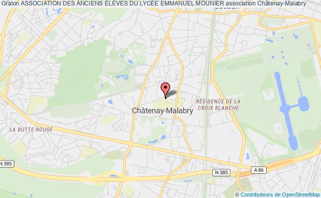 plan association Association Des Anciens ÉlÈves Du LycÉe Emmanuel Mounier Châtenay-Malabry