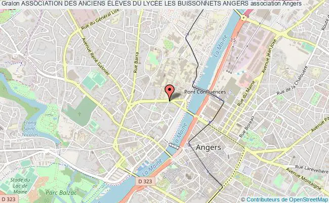 plan association Association Des Anciens ÉlÈves Du LycÉe Les Buissonnets Angers Angers