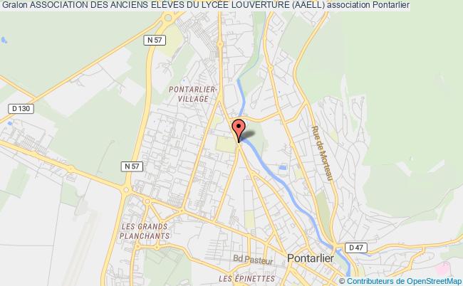 plan association Association Des Anciens ElÈves Du LycÉe Louverture (aaell) Pontarlier