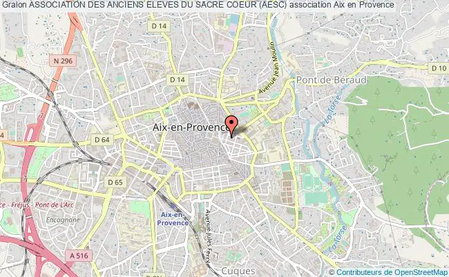 plan association Association Des Anciens Eleves Du Sacre Coeur (aesc) Aix-en-Provence