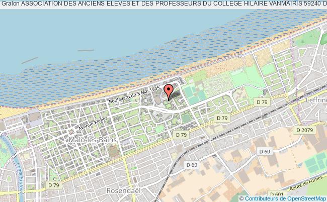 plan association Association Des Anciens Eleves Et Des Professeurs Du College Hilaire Vanmairis 59240 Dunkerque-rosendael Dunkerque