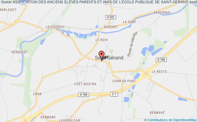 plan association Association Des Anciens Eleves Parents Et Amis De L'ecole Publique De Saint-gerand Saint-Gérand