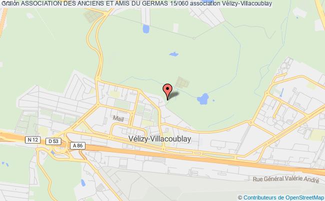 plan association Association Des Anciens Et Amis Du Germas 15/060 Vélizy-Villacoublay Air