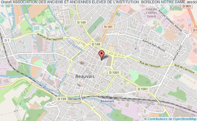plan association Association Des Anciens Et Anciennes Eleves De L'institution  Boisleon Notre Dame Beauvais