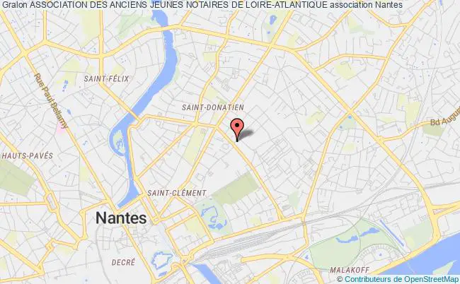 plan association Association Des Anciens Jeunes Notaires De Loire-atlantique Nantes