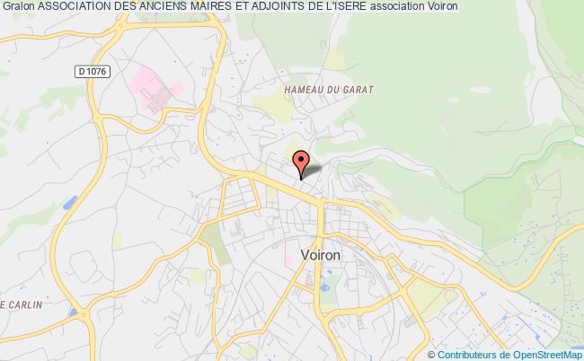 plan association Association Des Anciens Maires Et Adjoints De L'isere Voiron
