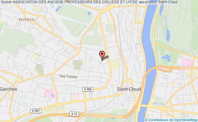 plan association Association Des Anciens Professeurs Des College Et Lycee Saint-Cloud